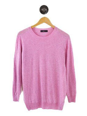 Zara crew neck pink sweater #220-35